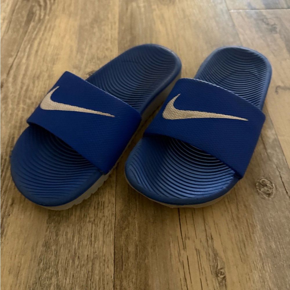 Nike Royal Blue Slide Sandals